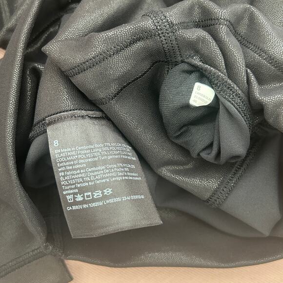 Lululemon Wunder Train High-Rise Tight 25" Foil Sz 8 - Picture 7 of 7